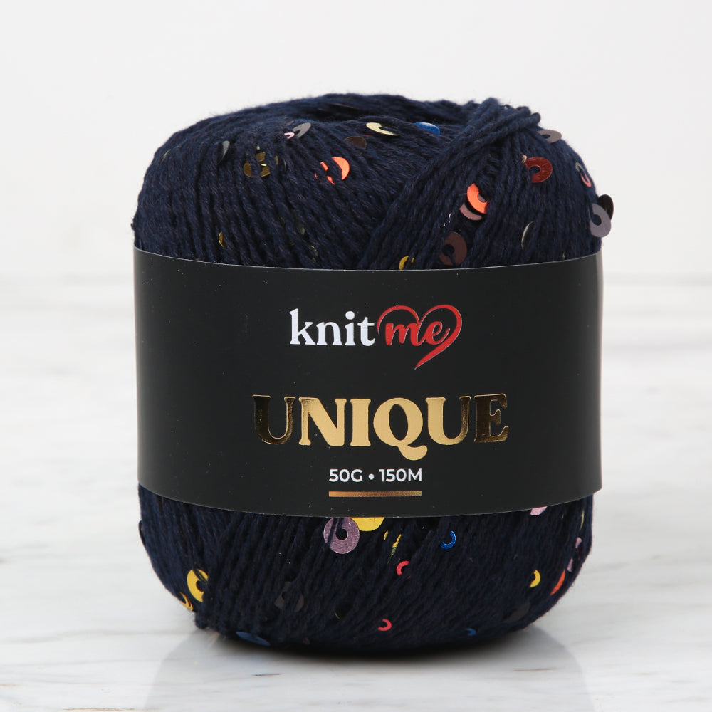 Knitme UNIQUE Lacivert El Örgü İpi - 24